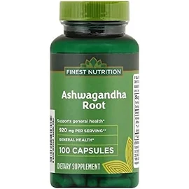 파이니스트 뉴트리션 아슈와간다 920mg 100정 Finest Nutrition Ashwagandha 100.0ea