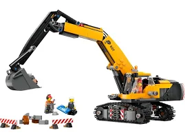 Lego Yellow Construction Excavator 건설 게임 노랑