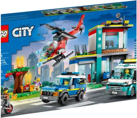 Lego 긴급 차량 중앙 파랑