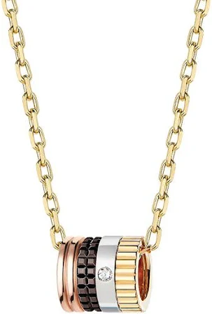 콰트로 클래식 미니 링 펜던트