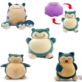 Snorlax 포켓몬 봉제 인형, 만화 및 귀여운 인형, 베개 던지기, 생일 선물, 어린이 친구, 소년 홈 데코