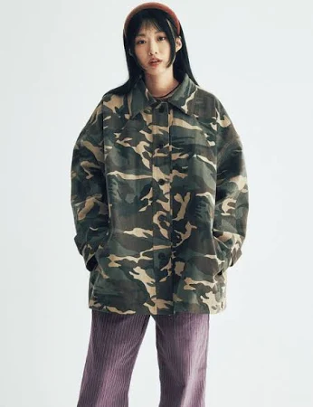 쿠키시KOOKEESEE 쿠키시 카모플라주 야상 자켓