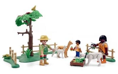 Playmobil 함께 걷기 Alpaca 금색