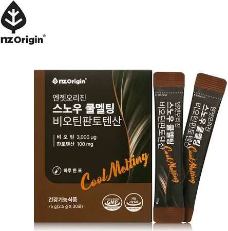 엔젯오리진 스노우 쿨멜팅 비오틴 판토텐산(30포/1개월분)