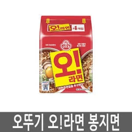 오뚜기 오라면 4봉 봉지면 오뚜기라면 오!라면