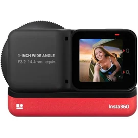 Insta360-ONE RS 1 인치 에디션, 방수 4K 60fps 액션 카메라 및 5.7K 360 카메라, 교환 가능한 렌즈 포함