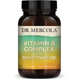 닥터 멀코라 Dr. Mercola Dr. Mercola, 비타민 B 복합체, 벤포티아민 함유, 캡슐 180정