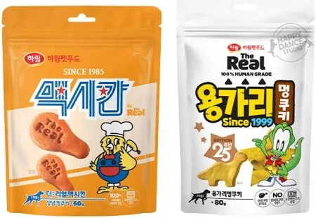 더리얼 맥시칸 양념 멍쿠키 60g+더리얼 용가리 멍쿠키 80g