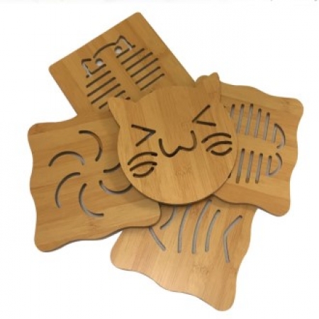 디자인 냄비받치대, 나무 냄비받침대