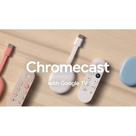 [블루/핑크] 구글 크롬캐스트 4K GOOGLE CHROMECAST 4K HDR 구글TV