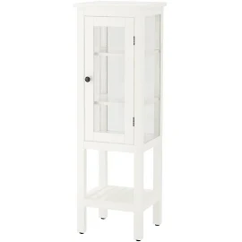 IKEA - HEMNES 헴네스 키큰장+유리도어, 화이트, 42x38x131 cm