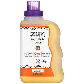 ZUM ZUM, 줌 클린, 아로마테라피 론드리 소프, 파출리, 32 fl oz (.94 L)