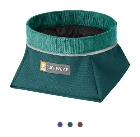 러프웨어RUFFWEAR 퀸쳐 접이식 휴대용 식기(Quencher Bowl)