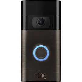 Ring Video Doorbell - Bronze . Ring. Black. Smart Doorbells. 0840080542225.