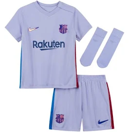 Nike 2021-2022 Barcelona Niemowlęta Zestaw wyjazdowy Fioletowy 6/9 Months