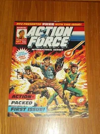 Action Force 1 March 7th 1987 British Weekly Comic High Grade