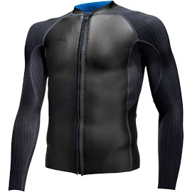 Wetsuit O'Neill Blueprint 2mm Przód Zip Top (Black)