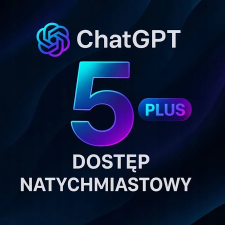 Chatgpt Plus 5 – 30 Dni Najnowsza Wersja Konto Indywidualne