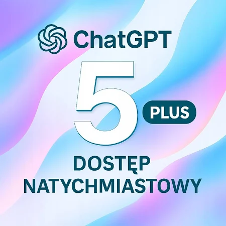 Chatgpt Plus 5 – 30 Dni Dostawa Natychmiast