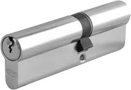 ASEC 105mm 6 Pin Euro Double Cylinder - 45/60 Nickel Plated