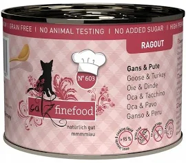 Catz Finefood Ragout N.603 Gęś i Indyk 190g