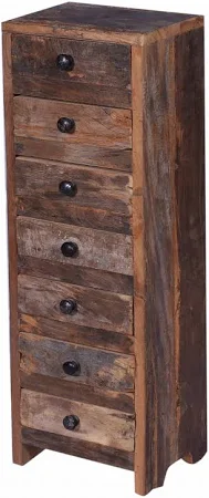 Komoda z drewna z recyklingu w naturalnym kolorze 20x58x16 cm Saira – Interia Home & Living