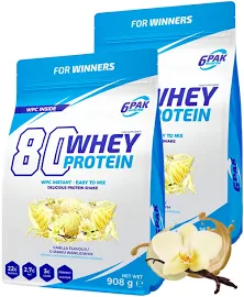 2X 6PAK Wpc 80 Whey Protein 908 G Odżywka Białkowa