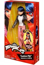 Lalka Biedronka Miraculous Fashion Flip Marinette