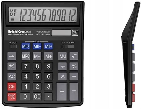 Kalkulator biurowy Erich Krause 12 cyfr DC-777