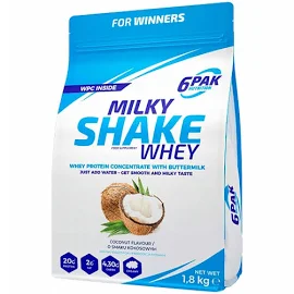 6PAK Milky Shake Whey 1800 G Protein Wpc 80 Białko