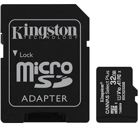 Kingston 32GB Canvas Plus Micro SD Card