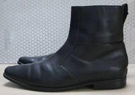 Hugo Boss buty trzewiki męskie skóra czarne roz. 43