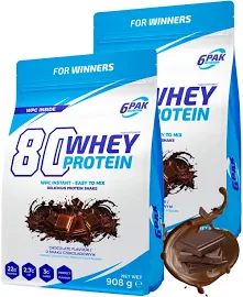 2X 6PAK Wpc 80 908 G Whey Protein Odżywka Białkowa