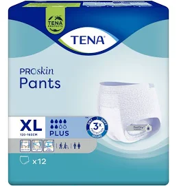 TENA Pants ProSkin PLUS XL - majtki chłonne 12 szt.