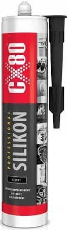 cx80 Silikon wysokotemperaturowy 310ml czarny