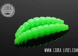 Libra Lures Larva 35mm 12szt Hot Apple Green Ser