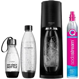 SodaStream Terra Water Carbonator Value Pack with CO2 Cylinder, 2 x 1