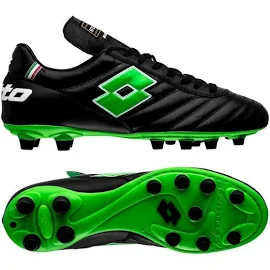 Lotto Stadio Og Fg - Czarny/spring Green - Trawa (Fg)