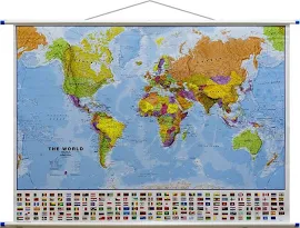 Maps International, mapa ścienna Świat Polityczny, 1:30 000 000