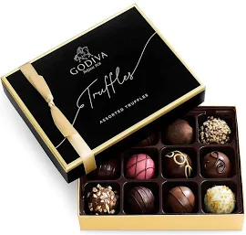 Godiva Chocolatier Signature Trufle Różne czekoladowe pudełko upominkowe - 12 hrabiów