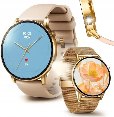 Smartwatch Damski Amoled Rozmowy Menu Polski