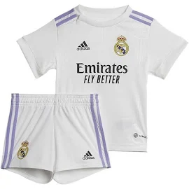 Adidas 2022-2023 Real Madryt Home Baby Kit Biały 6-9 Months