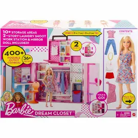 Barbie Zestaw Garderoba Lalka HGX57