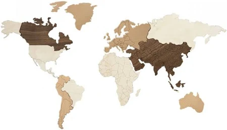 Drewniana mapa Lux Map