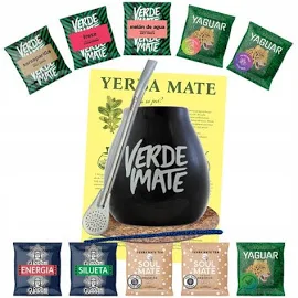 Zestaw STARTOWY Yerba Mate 10x50g Tykwa VERDE MATE