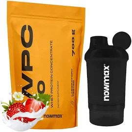 nowmax X Wpc 80 700 g Białko Whey Protein Białkowa Mięśnie Bidon 300 ml