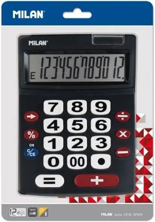 Kalkulator z bardzo dużymi klawiszami MILAN