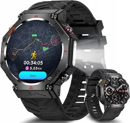 Smartwatch Gps Zegarek Latarka Chat Gpt Ai Rozmowy Kompas Ciśnieniomierz Pl