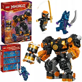 Klocki Lego Ninjago 71806 Mech Zywiołu Ziemi Cole’a Zestaw Ruchomy