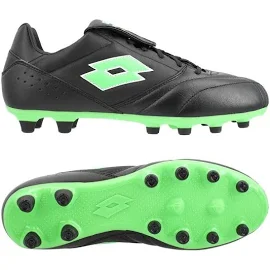 Lotto Stadio 200 Iii 50 Fg - Czarny/spring Green - Trawa (Fg)